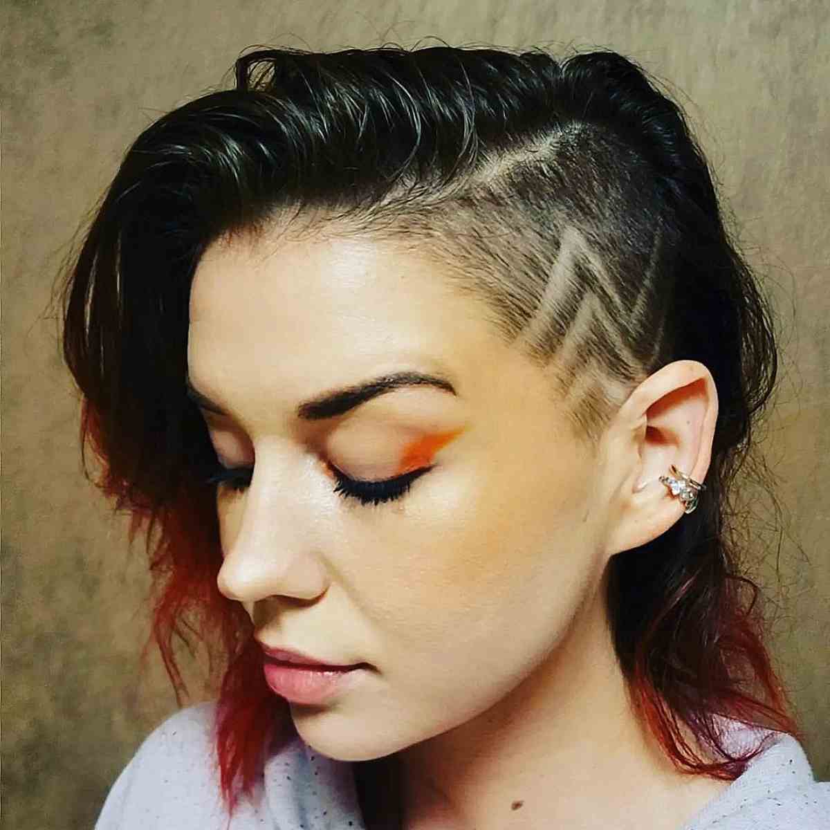 modern undercut hairstyle