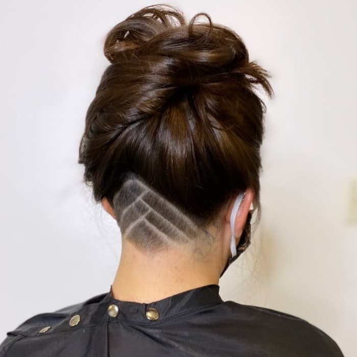 undercut hairstyle girl