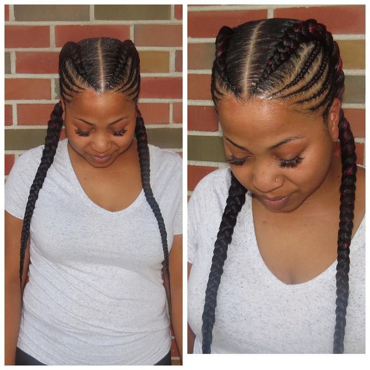 two braids hairstyle