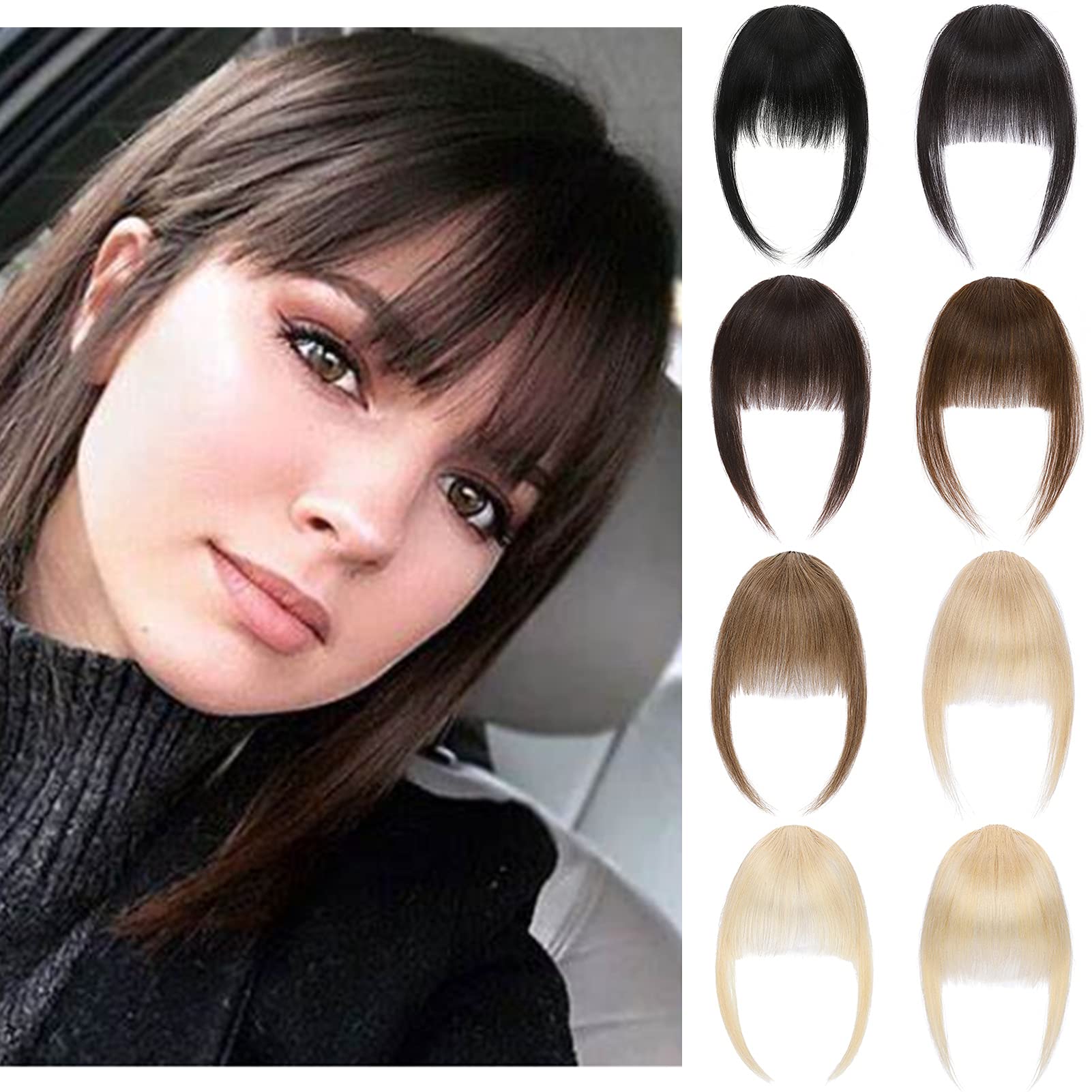 bangs hairstyle for round face to look slim