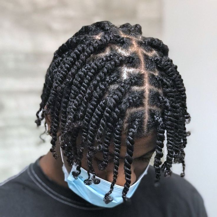 twists hair men