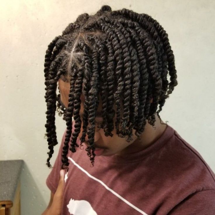 twists hair men