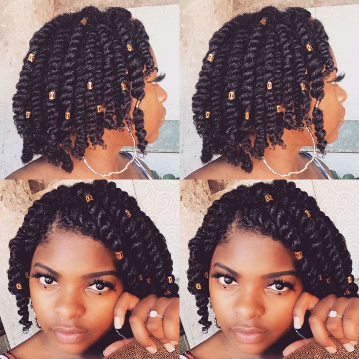 twists black hair