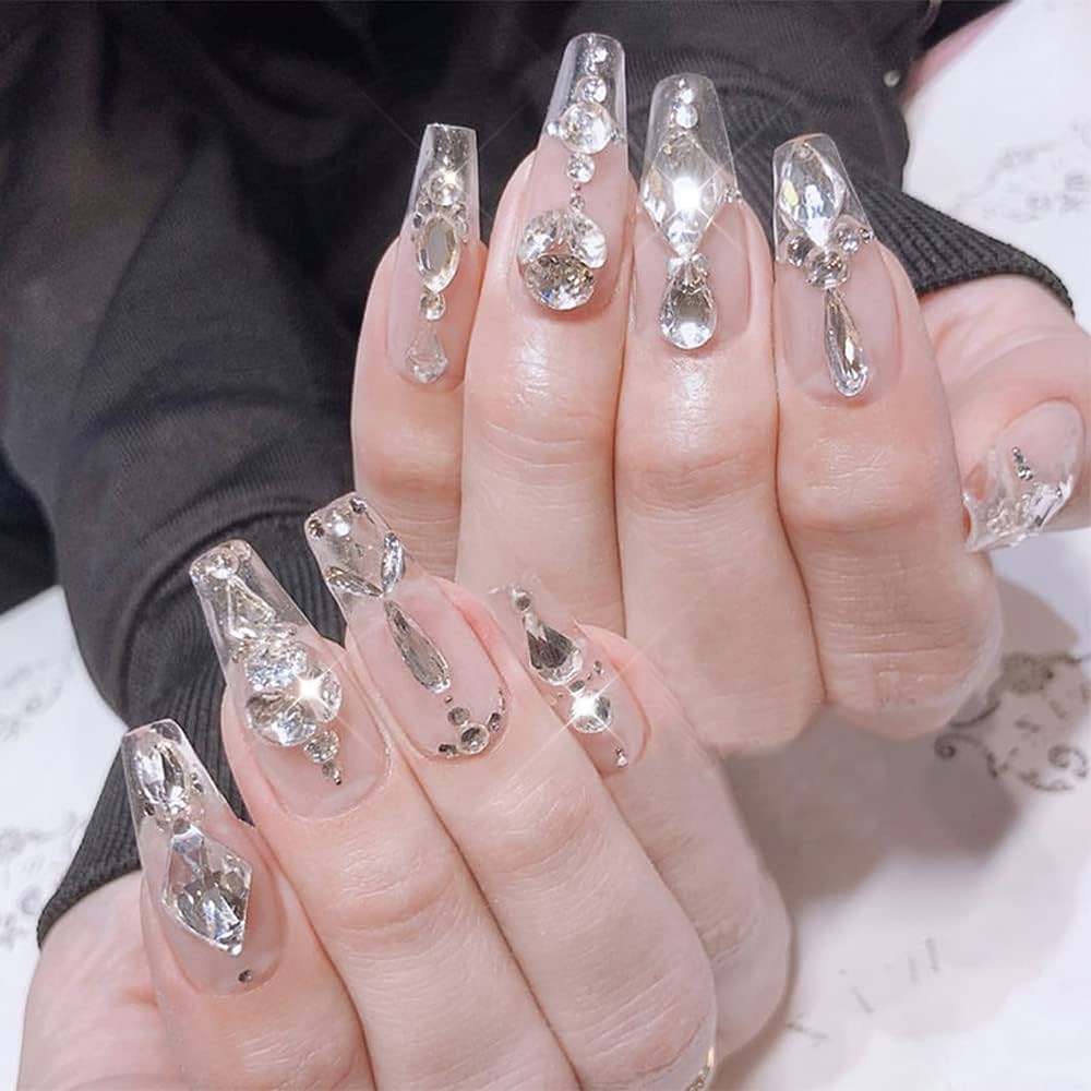 Glitter rhinestones for nails