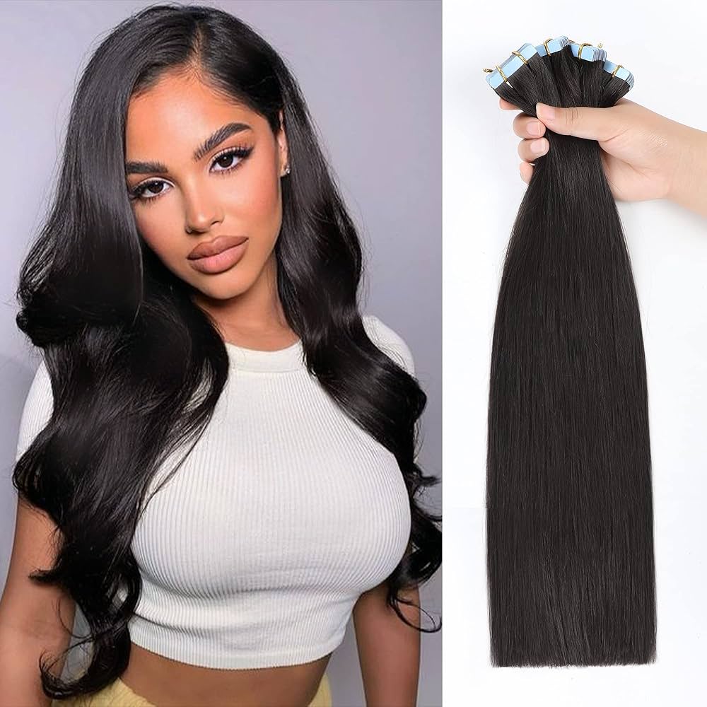 human hair clip in extensions